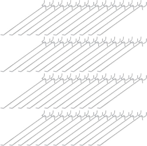 JOWEI 100-Pack 10-Inch Stainless Steel Pegboard Hooks