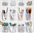JOWEI 12-Piece Pegboard Bin and Cup Organizer Set