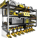 JOWEI 4-Tier Wall-Mounted Power Tool Organizer