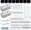 JOWEI 246-Piece Pegboard Organizer Accessory Kit
